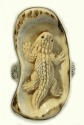 Fallen Antler Lizard Pin-Pendant