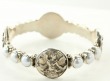 Love Bangle with Pearls 