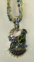 Mars & Valentine Majestic Peacock Necklace