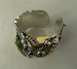 Mars & Valentine Majestic Peacock Cuff