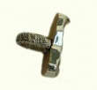 Carved Fallen Antler Ring--COORDINATING PIN-PENDANT AVAILABLE