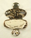 Carved Fallen Antler Ring--COORDINATING PIN-PENDANT AVAILABLE
