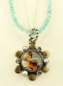 Mars & Valentine Mermaid Pendant Necklace