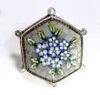 Mars & Valentine Antique Micro-Mosaic Ring--ONE OF A KIND