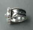 Mars & Valentine Petite Turquoise Flower Ring