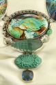 Russian Hand Painted Ocean Treasure Statement Collar