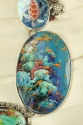 Russian Hand Painted Ocean Treasure Statement Collar