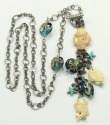 Sea Life with Fish & Octopus Long Necklace