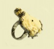  Hand Carved Octopus Ring with Gemstones--MATCHING EARRINGS AVAILABLE