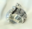 Carved Opal Frog Ring with Gemstones 