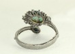 Turquoise & Opal Hinged Bracelet