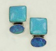 Opal Post Earrings