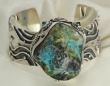 Raw Chrysocolla Drusy Cuff--ORIGINALLY $860.00--NOW 25% OFF