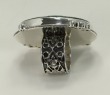 Mars & Valentine Antique Large Oval Blue Micro Mosaic Ring