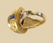 Turquoise Ring in Gold Vermeil Setting--ORIGINALLY $155.00