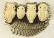 Carved Owl Pin-Pendant