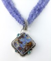Painted Desert Opal Gemstone Necklace
