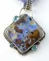 Painted Desert Opal Gemstone Necklace