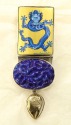 Hand Painted Dragon Pin-Pendant