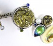 Peacock Cameo Large Statement Bracelet by Mars & Valentine