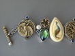 Peacock Cameo Large Statement Bracelet by Mars & Valentine