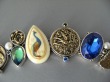 Peacock Cameo Large Statement Bracelet by Mars & Valentine