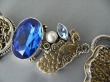 Peacock Cameo Large Statement Bracelet by Mars & Valentine