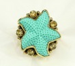Amy Kahn Russell Aqua Starfish & Pearl Bracelet