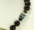 Hand Painted Mother of Pearl Pendant Necklace