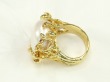 White Fresh Water Pearl Ring with Citrine