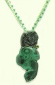 Green Garnet, Malachite, & Peridot Pendant Necklace