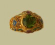 Peridot Ring in Gold Vermeil Setting--FORMERLY 115.00