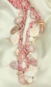 Pink Shell & Opal Necklace on Cord