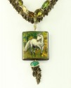 Prancing Horse Pendant Necklace