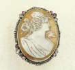 Mars & Valentine Very Large Antique Psyche Cameo Ring