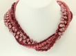 Raspberry Multi Strand Choker