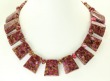 Red Quartz & Jade Necklace