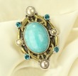 Regal Amazonite Ring