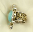 Regal Amazonite Ring