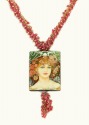 Reverie Statement Necklace with Ruby & Vermeil