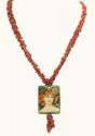 Reverie Statement Necklace with Ruby & Vermeil
