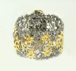 Rhodium Cuff with Vermeil