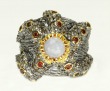 Rhodium Starfish Ring