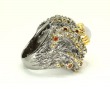 Rhodium Starfish Ring