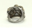 Rhodium Starfish Ring
