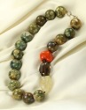 Rhyolite & Coral Statement Necklace