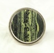 Echo of the Dreamer Rhyolite Ring with Peridot 