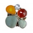 Echo of the Dreamer River Rock Cluster Ring