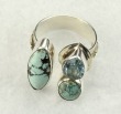 Echo of the Dreamer Robin's Egg Turquoise Open Ring