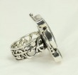 Mars & Valentine Hand Painted Sailboat Tile Ring